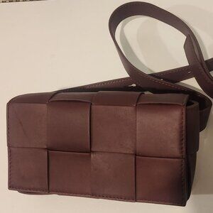 *NEW* J. McLaughlin Bahia Woven Leather Bag